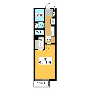 セジュール各務原【1階】の間取り