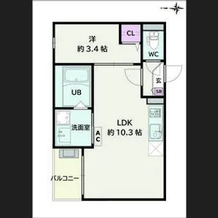 Jack atsutakoshinIII【3階】の間取り