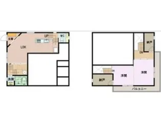 ヒルズレジデンス【2階】の間取り