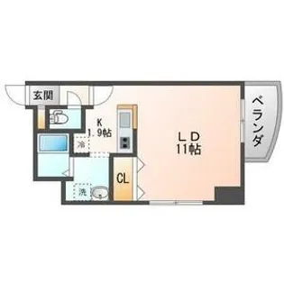 LOVAGE S2・E1(ロベージ)【4階】の間取り