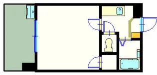 パーク朝日【4階】の間取り