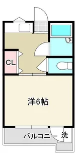 コーポ桑村【2階】の間取り