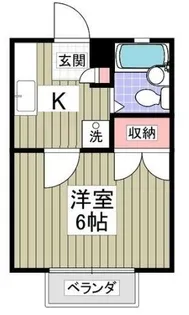 HILLS MIHASHI C【2階】の間取り