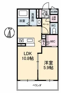 アンソレイユ グランデ【3階】の間取り