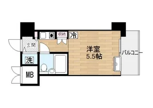 ライオンズマンション新川崎第2【4階】の間取り
