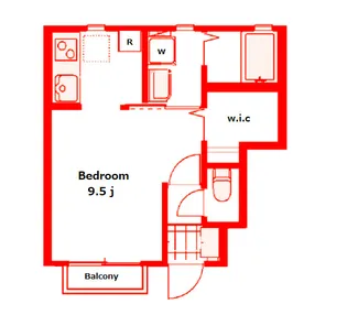 イースト・ピーク【1階】の間取り
