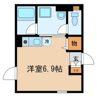 ラディアン大井【2階】の間取り