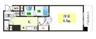 エイペックス京都西陣【3階】の間取り