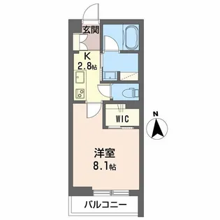 キャピターレ【3階】の間取り