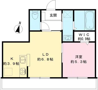 スレイベル井の頭【2階】の間取り