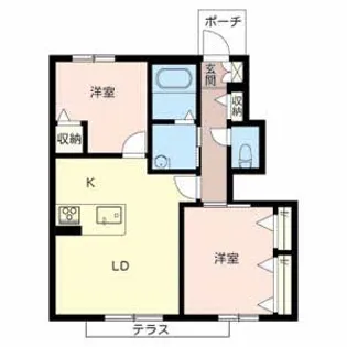 MAST COURT加古川南E【1階】の間取り