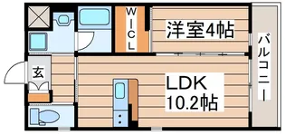レユシール・オステート【2階】の間取り