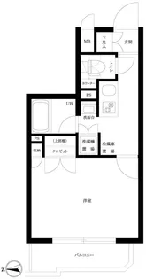 ルーブル高田馬場参番館【7階】の間取り