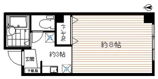 ビューロー天神町【3階】の間取り
