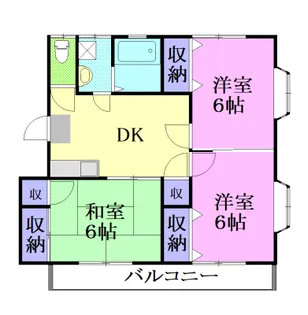 キャッスル・テラF【2階】の間取り