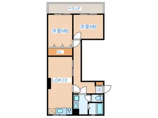 弥生ハウス【2階】の間取り