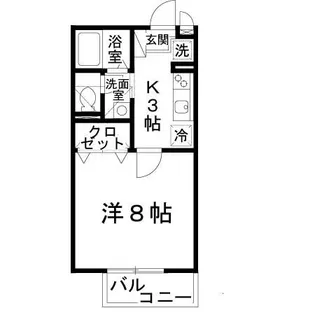 フフテンゲルハイツ【2階】の間取り