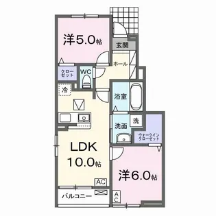 ソレイユ・GIFU【1階】の間取り