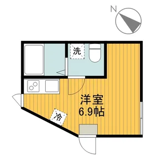 Casa Del Sole Nippa【2階】の間取り