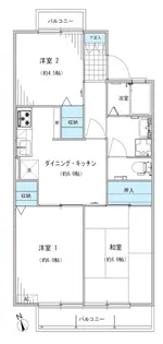 アスタルテ調布【2階】の間取り