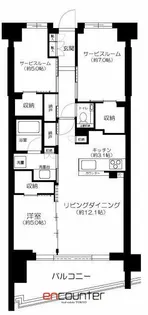 シティテラス文京小石川【3階】の間取り