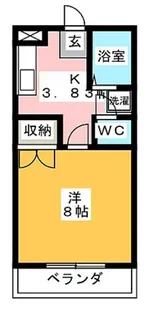 プレシオI・II【2階】の間取り