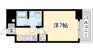 セレニテ神戸西クレア【7階】の間取り