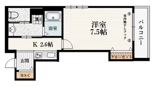 バン デ ルネ【2階】の間取り