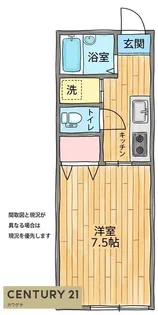 竹田ビル【2階】の間取り