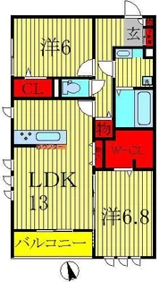 ピアチェーレ I【2階】の間取り