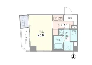 壱番館 濱野【2階】の間取り
