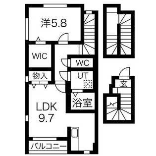 Calore(カローレ)【3階】の間取り