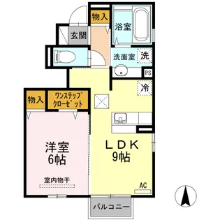 大館レジデンス【1階】の間取り