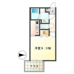 Branche金山【1階】の間取り