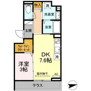 ラリュール上板橋【1階】の間取り