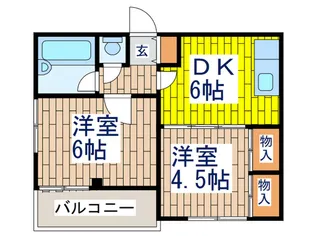 ドエルセレクト18【3階】の間取り