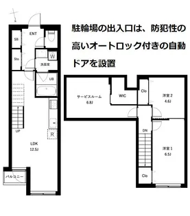 COEUR BLANC西荻窪【3階】の間取り
