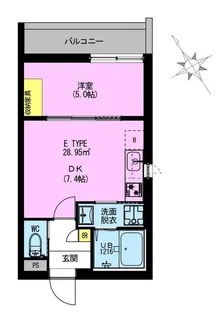 ADORE URBAN北赤羽【2階】の間取り