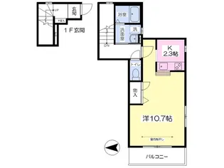 パレ サファイア【2階】の間取り