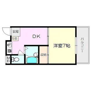 カサクレモナ西館【3階】の間取り