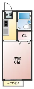 メゾンエグジット【2階】の間取り
