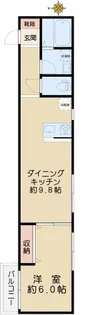 フェリオ本郷【1階】の間取り