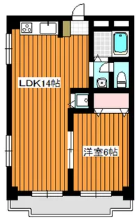 第2オリエンタルマンション【2階】の間取り