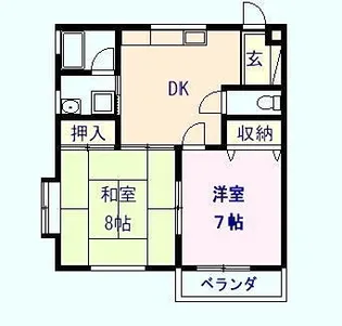 カーサー弥生C【2階】の間取り