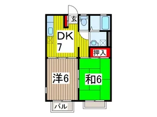 ムーンハイツ【1階】の間取り