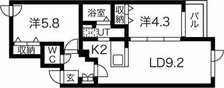 La Corte Del Sole【2階】の間取り