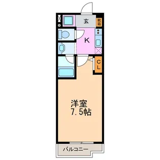 アーバンポイント豊田【9階】の間取り