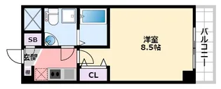セレニテ甲子園【3階】の間取り