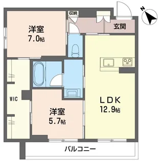 ベルヴェデーレ【2階】の間取り