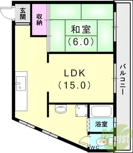 久保田マンション【2階】の間取り